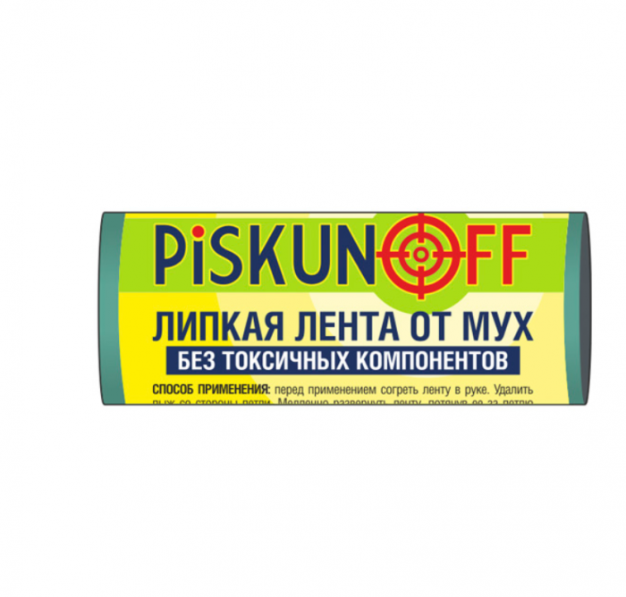 Липкая лента от мух PiskunOFF (1/120/1440шт)