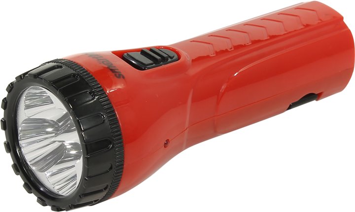 Фонарь ручной SBF-93-R LED4 аккум. с прямой зарядкой красный Smartbuy (1/160шт)