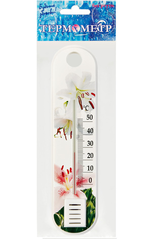 Термометр комнатный "Цветок" (1/100шт)