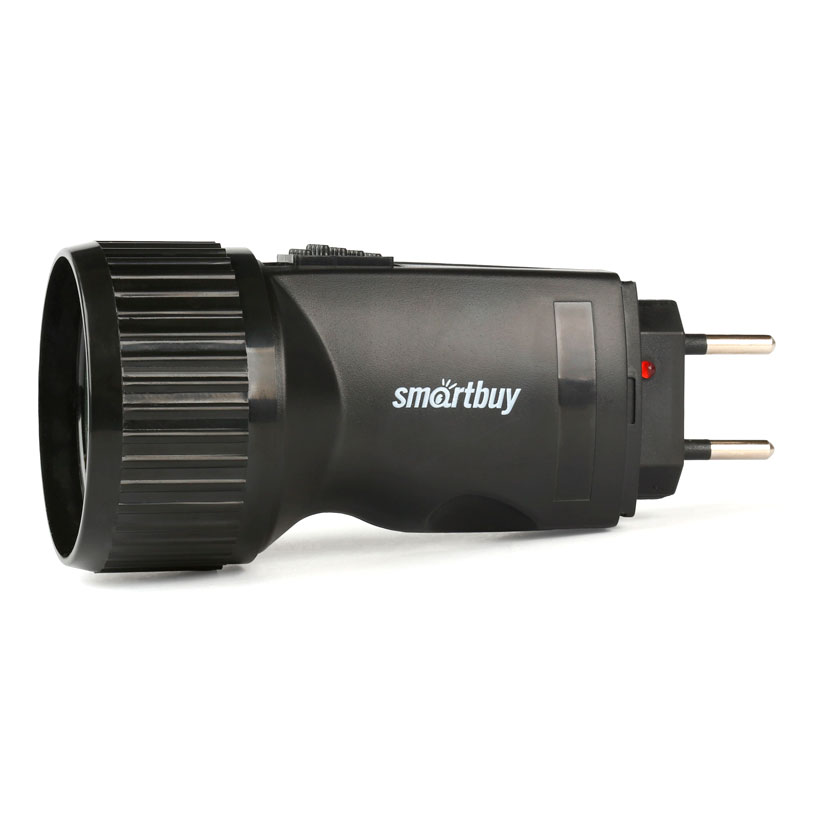 Фонарь ручной SBF-44-B LED5 аккум. черный с прямой зарядкой Smartbuy (1/40шт)