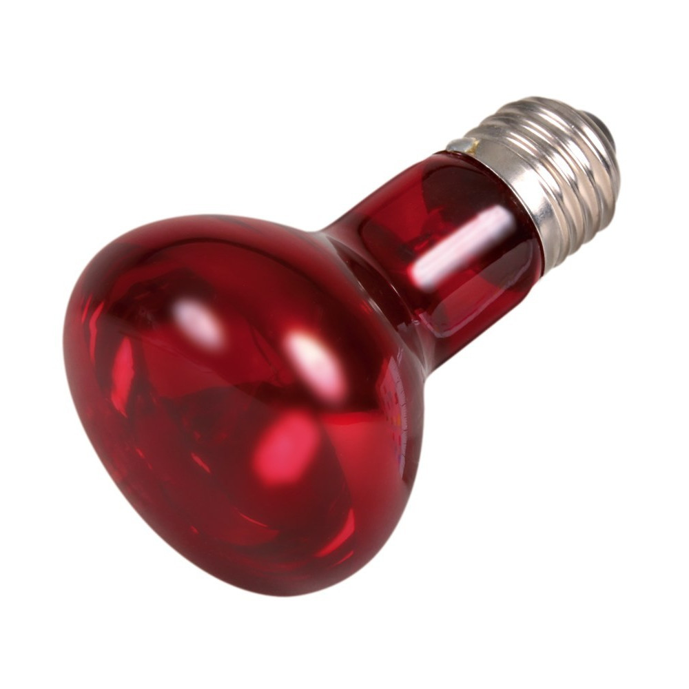 Лампа термоизлучатель ИКЗК R63 красная 60вт Е27 Калашниково (1/50шт)