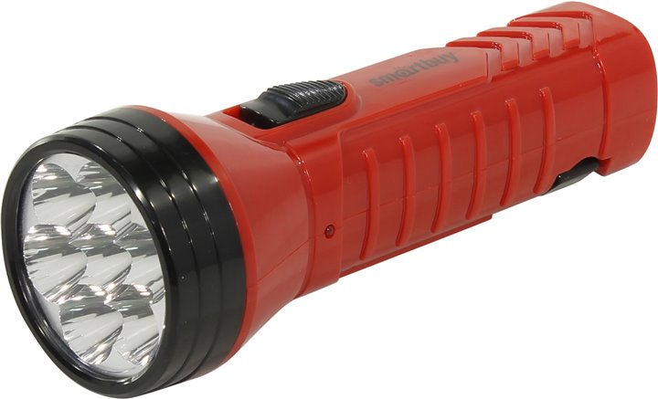Фонарь ручной SBF-95-R LED7 аккум. с прямой зарядкой красный Smartbuy (1/120шт)