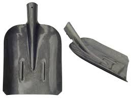 Лопата рельсовая сталь совковая 3 ребра жесткости (12шт)