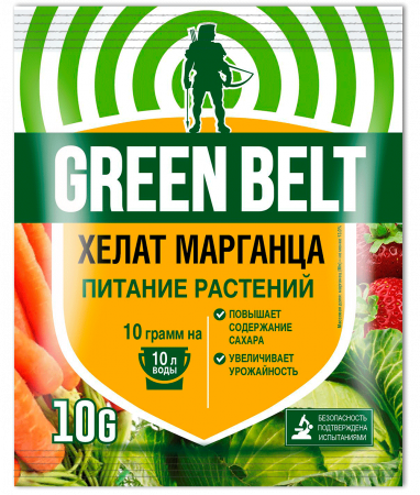 Хелат марганца 10г питание растений ГРИН БЭЛТ (1/50шт)